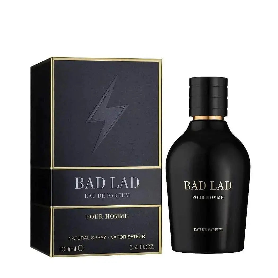 Perfume Fragrance World Bad Lad Pour Homme Edp 100ml Hombre-Inspirado En Bad Boy Carolina Herrera 1