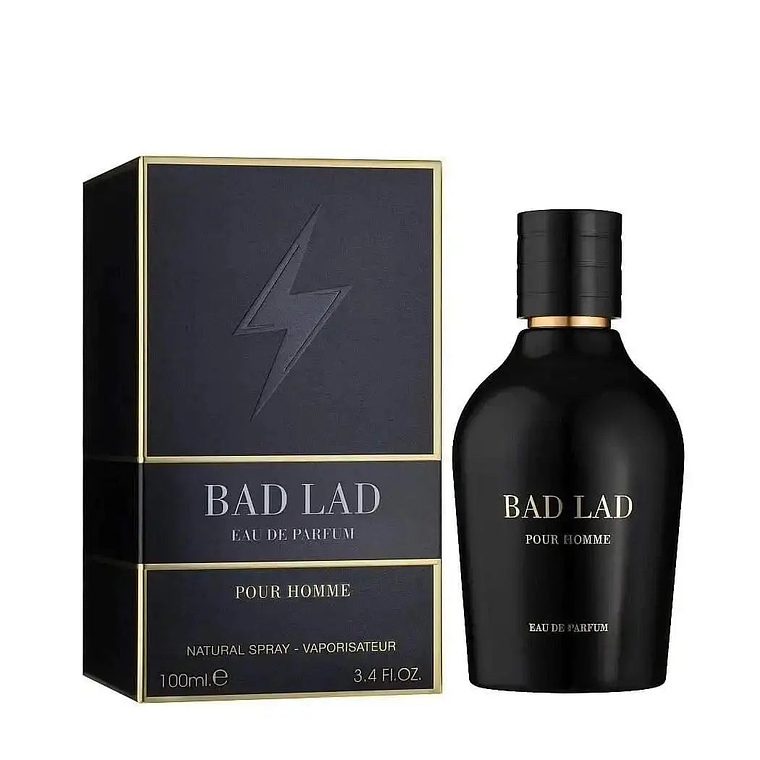 Perfume Fragrance World Bad Lad Pour Homme Edp 100ml Hombre-Inspirado En Bad Boy Carolina Herrera 1
