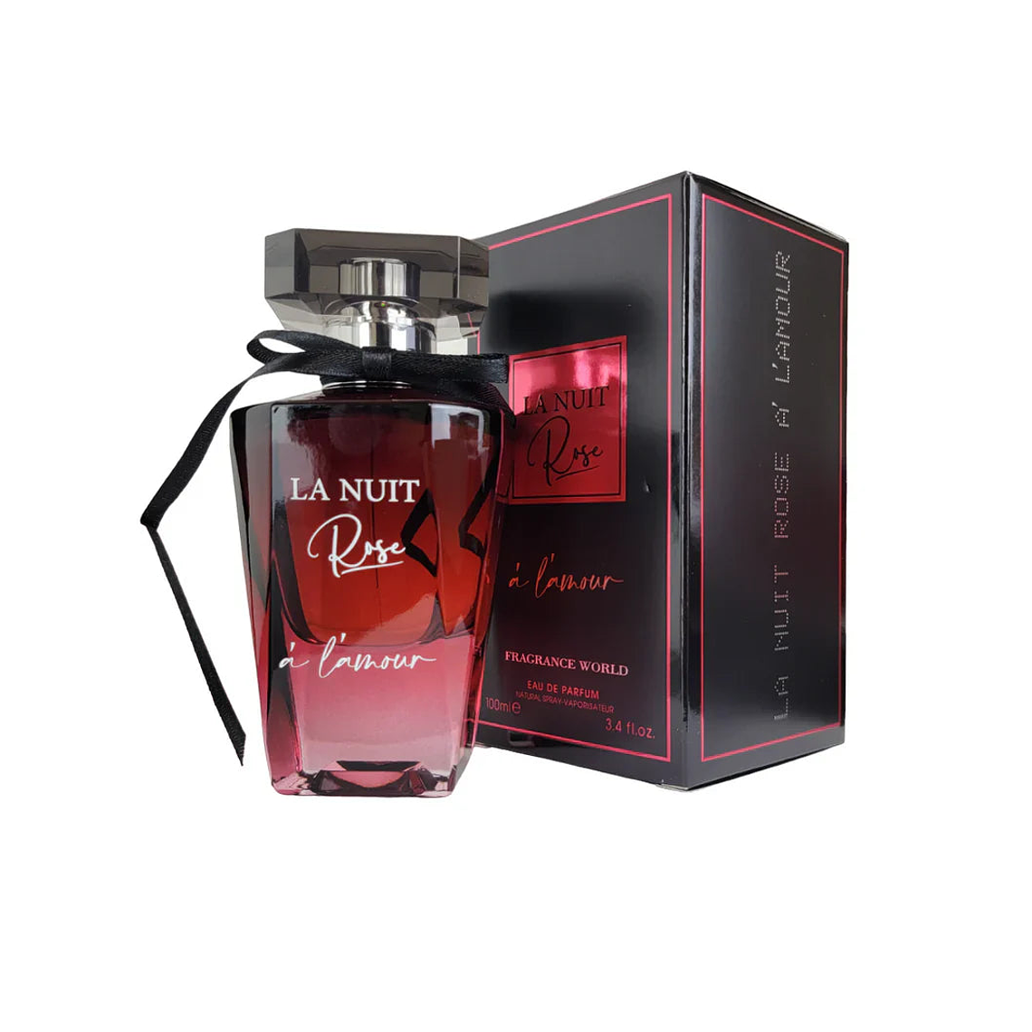Perfume Fragrance World La Nuit Rose A L'Amour Edp 100ml Mujer-Inspirado En La Nuit Trésor Intense Lancome 1
