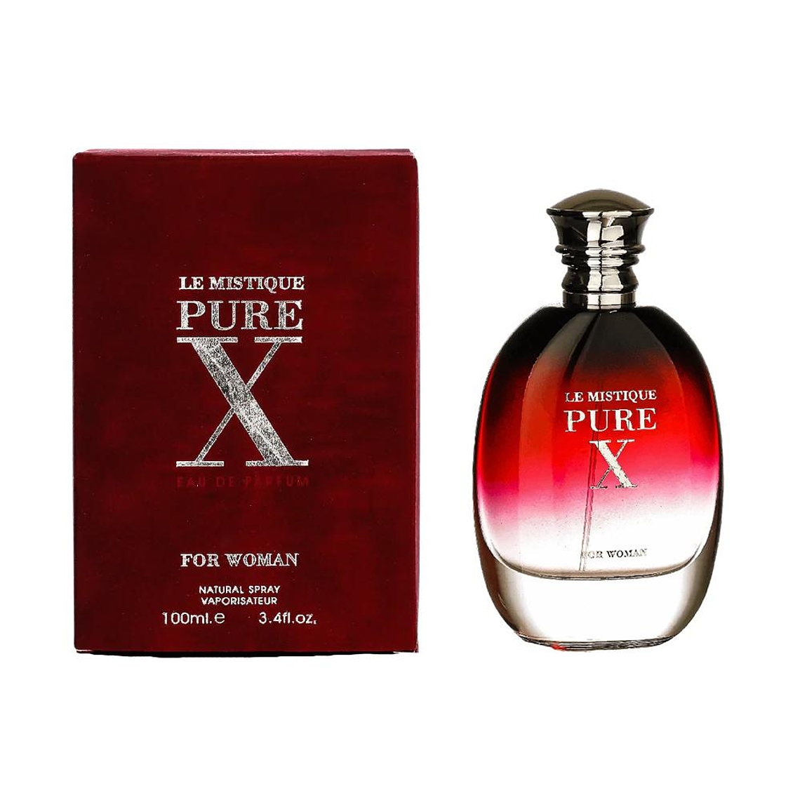 Perfume Fragrance World Le Mistique Pure X Woman Edp 100Ml Mujer-Inspirado En Xs Black Paco Rabanne 1