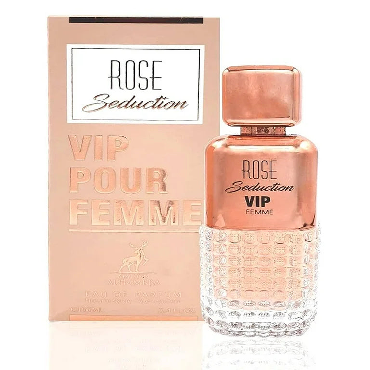 Perfume Maison Alhambra Rose Seduction Vip Pour Femme Edp 100ML Mujer-Inspirado En 212 Vip Rose Carolina Herrera 1