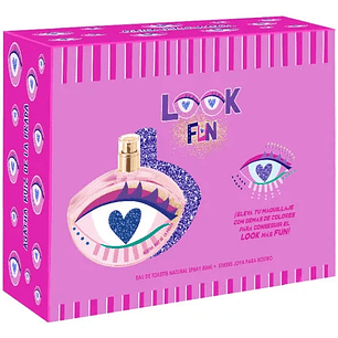 Estuche Agatha Ruiz De La Prada Look Fun Edt 80 Ml Mujer + Stickers Pegatinas