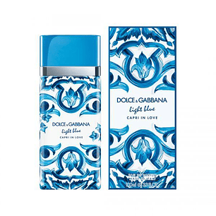 Perfume Dolce And Gabbana Light Blue Capri In Love Edp 100 Ml Mujer