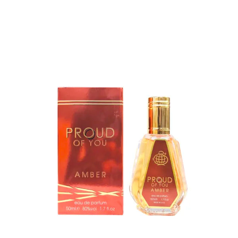 Perfume Fragrance World Proud Of You Amber 50Ml Hombre - Inspirado En Armani Stronger With You Amber 1