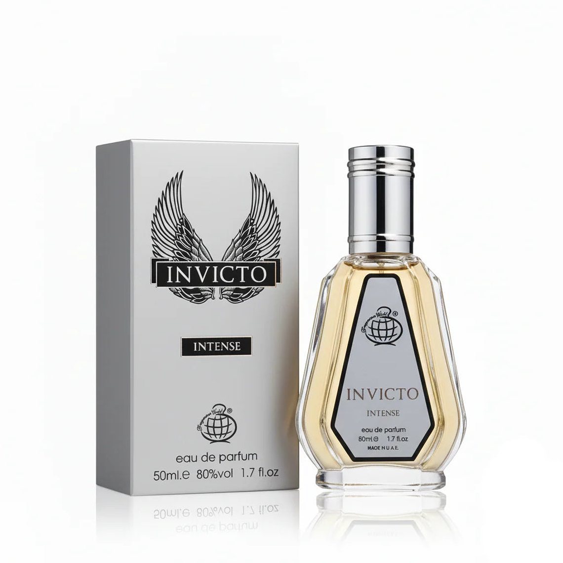 Perfume Fragrance World Invicto Intense Edp 50Ml Hombre - Inspirado En Invictus Intense 1