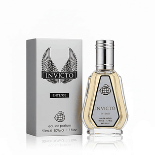 Perfume Fragrance World Invicto Intense Edp 50Ml Hombre - Inspirado En Invictus Intense