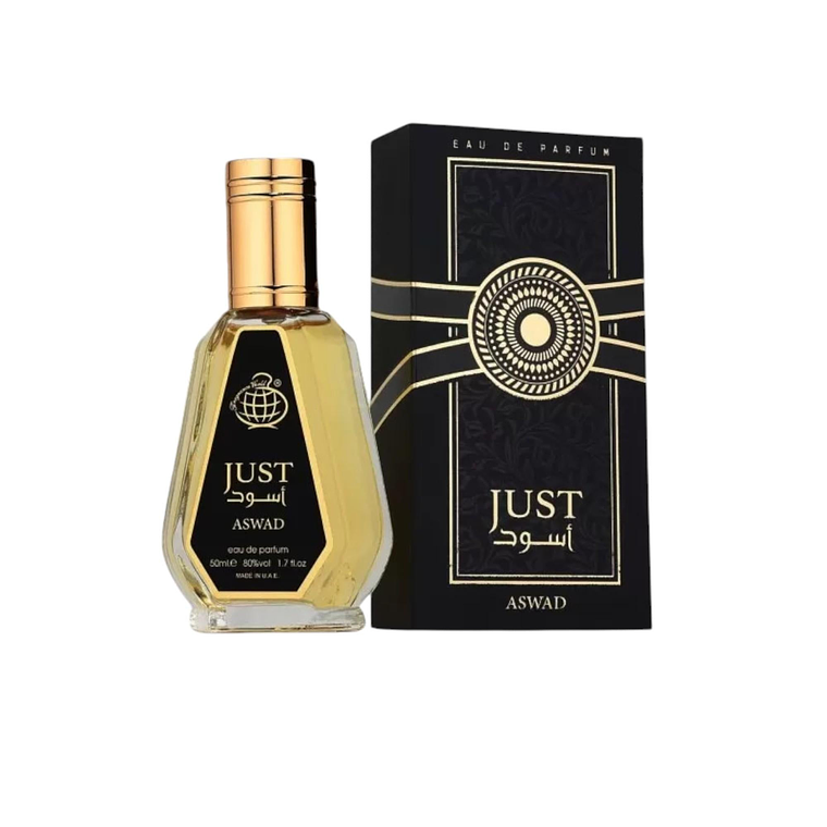 Perfume Fragrance World Just Aswad Edp 50Ml Hombre (Negro) - Inspirado En Asad Lattafa 1