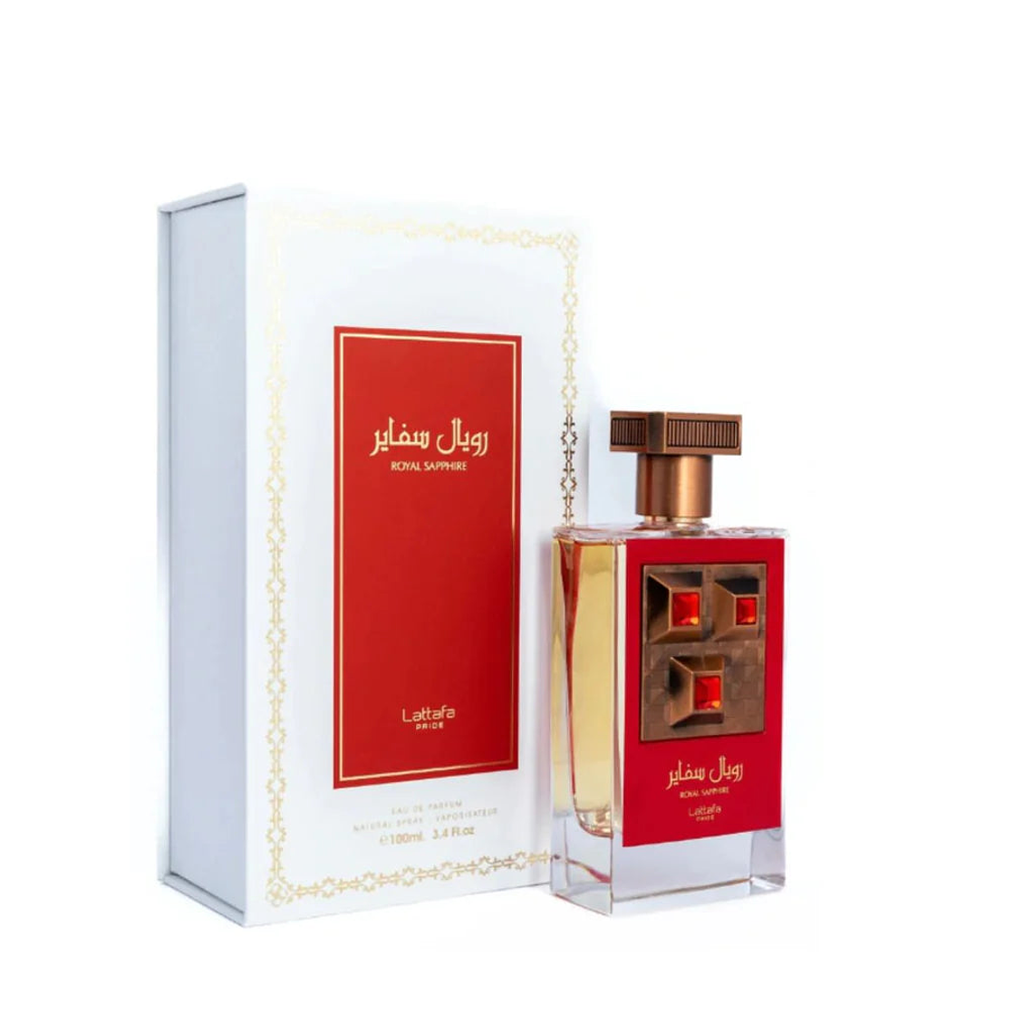 Perfume Lattafa Royal Sapphire Edp 100ml Unisex - Mix de Erba Pura Con Bakkarat Rouge 1