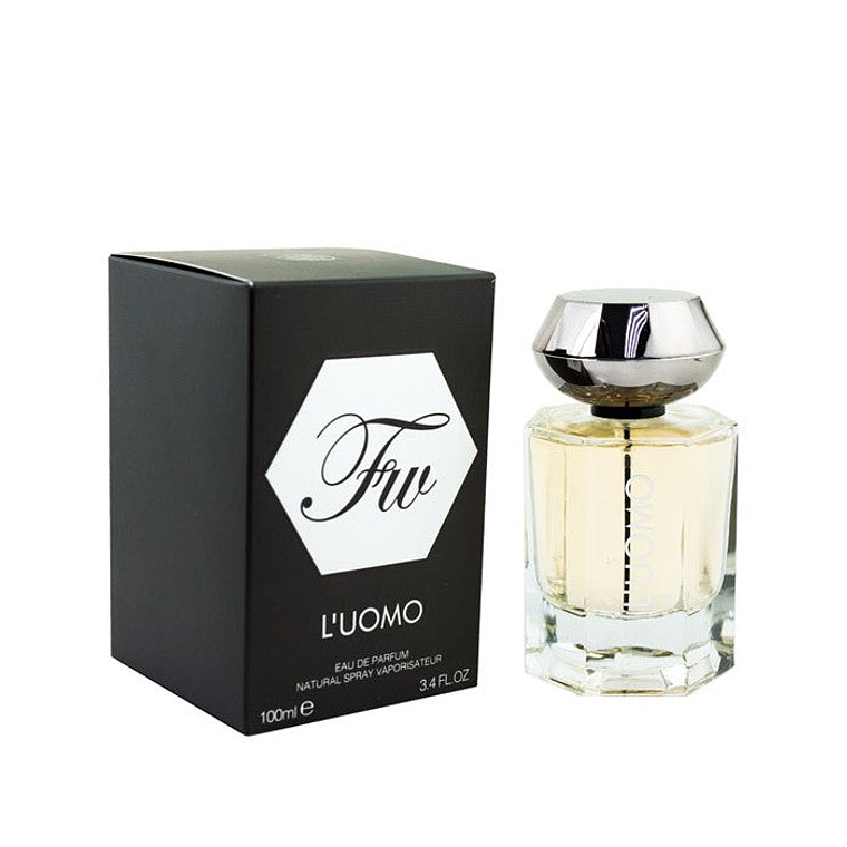 Perfume Fragrance World Fw Edp 100ml Hombre - Inspirado En YSL L Homme (Gris) 1