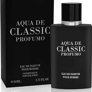 Perfume Fragrance World Aqua De Classic Profumo Edp 80ml Hombre - Inspirado En Acqua Di Gio Profumo