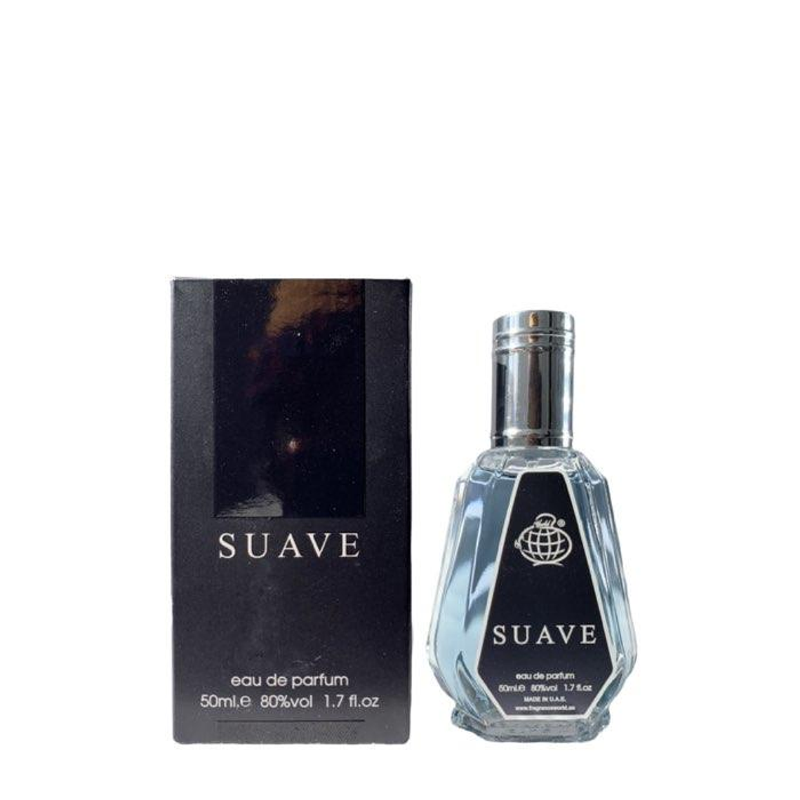 Perfume Fragrance World Suave Edp 50ml Hombre - Inspirado En Dior Sauvage 1