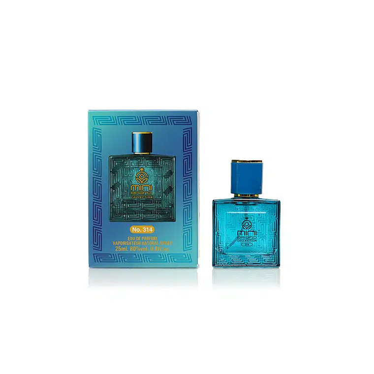 Mini Brand Collection No. 314 Edp 25ml - (Versace Eros) Hombre 1