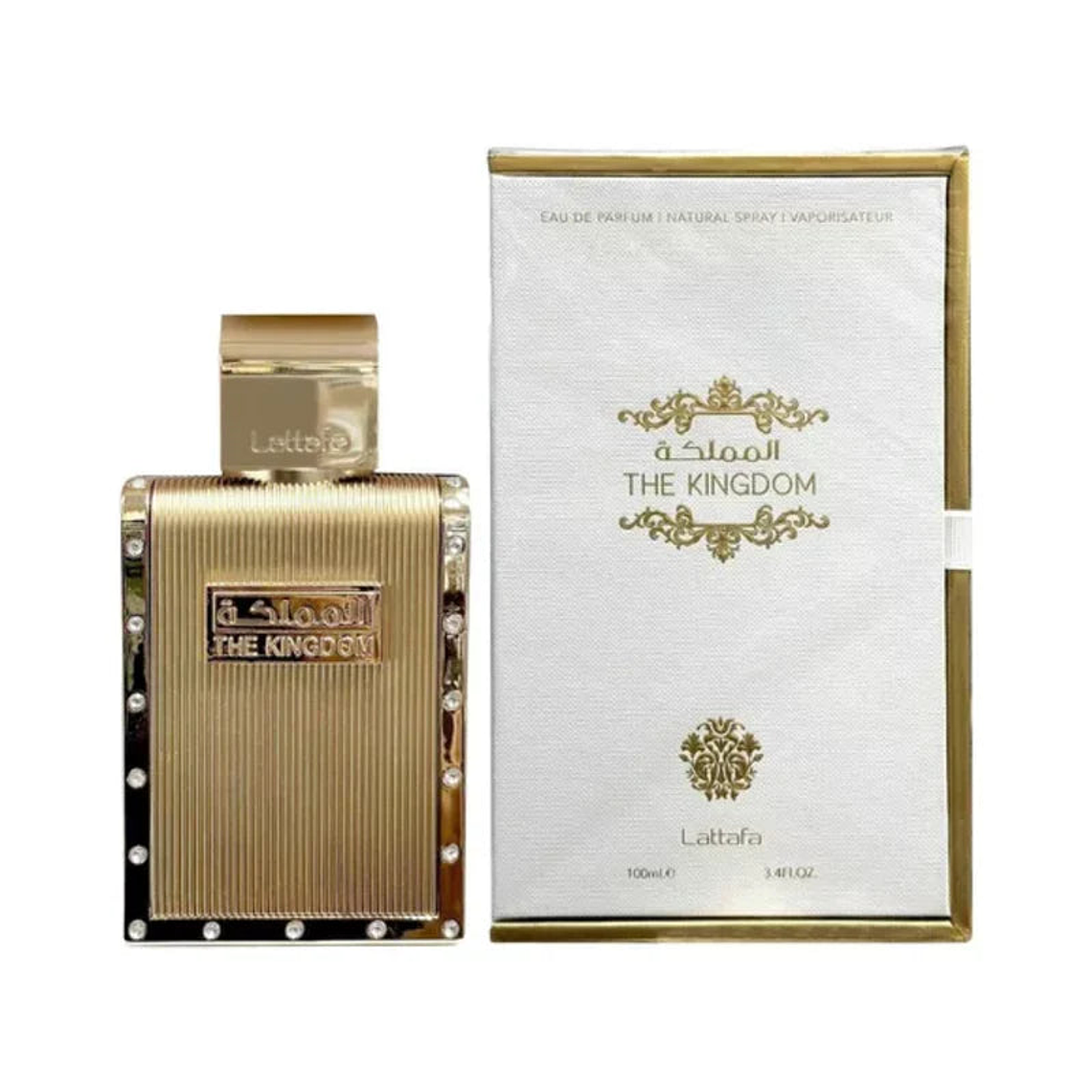Perfume Lattafa The Kingdom EDP 100 ml Hombre - Isnpirado En Le Male Elixir Dorado 1