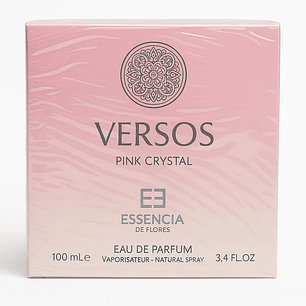 Perfume Essencia Versos Pink Crystal Edp 100ml Mujer - Inspirado En Versace Bright Crystal Mujer