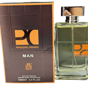Perfume Paradise Orange Man Edp 100ml Hombre - Inspirado En Hugo Boss Orange