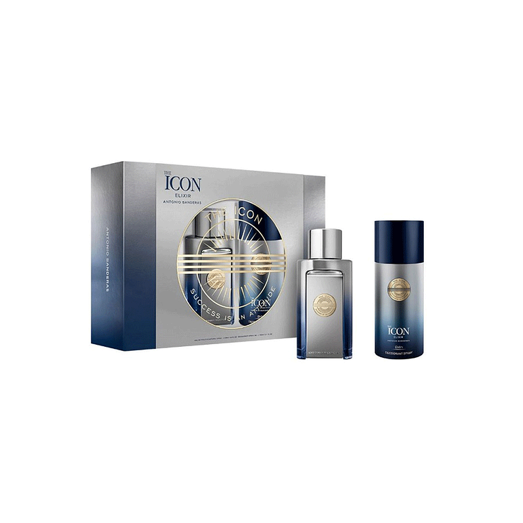 Estuche Antonio Banderas The Icon Elixir Edp 100Ml + Deo 150Ml Hombre 1
