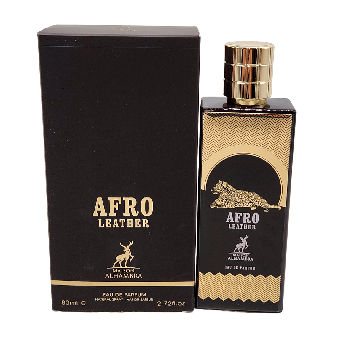 Perfume Maison Alhambra Afro Leather Edp 80Ml Unisex  - Inspirado En African Leather Memo Paris 1