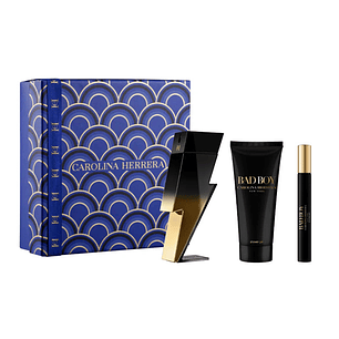 Estuche Carolina Herrera Bad Boy Extreme EDP 100 ml + Mini 10 ml + Gel de Ducha 100 ml Hombre