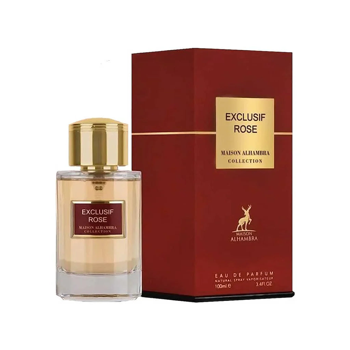 Perfume Exclusif Rose Maison Alhambra Edp 100 Ml Mujer (Inspirado En Carolina Herrera Burning Rose Edp 100ml) 1