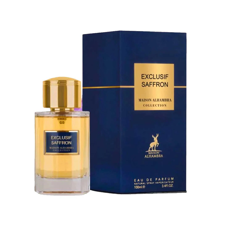 Perfume Exclusif Saffron Maison Alhambra Edp 100 Ml Unisex (Inspirado En Saffron Lazuli Carolina Herrera) 1