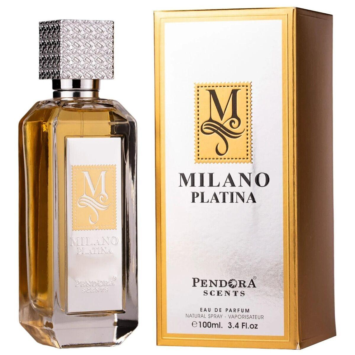 Perfume Paris Corner Milano Platina Men Edp 100 ml Hombre - Inspirado En 1 Million Lucky 1