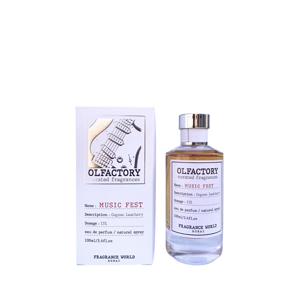 Perfume Fragrance World Olfactory Music Fest EDP 100 ml Hombre - Inspirado En Jazz Club Maison Martin Margiela 1