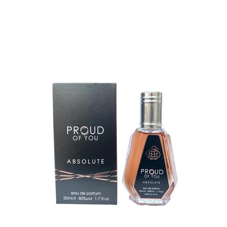 Perfume Fragrance World Proud of You Absolute EDP 50 ml Hombre - Inspirado En Armani Stronger With You Absolutely 1