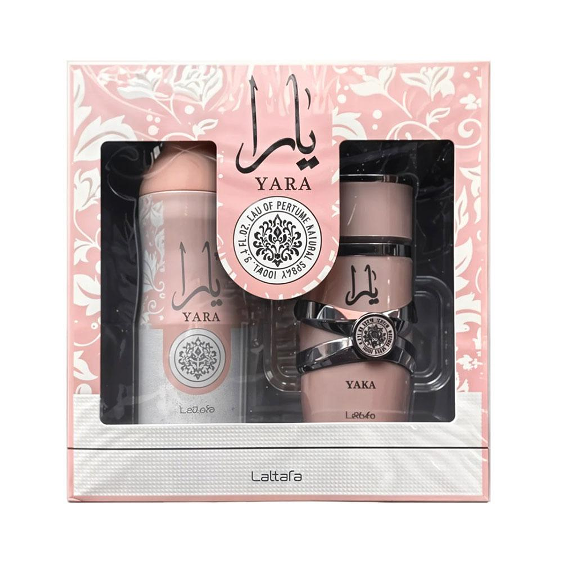 Estuche Lattafa Yara Edp 100 Ml + Deo Spray 200 Ml Set 2 Pcs Mujer 1