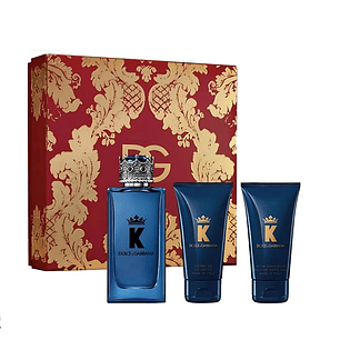 Estuche Dolce And Gabbana K Pour Homme Edp 100Ml + Shower Gel 50Ml + Bálsamo 50Ml Hombre