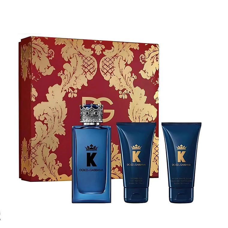 Estuche Dolce And Gabbana K Pour Homme Edp 100Ml + Shower Gel 50Ml + Bálsamo 50Ml Hombre 1