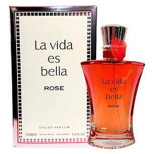 Perfume Fragrance World La Vida Es Bella Rose EDP 100 ml Mujer