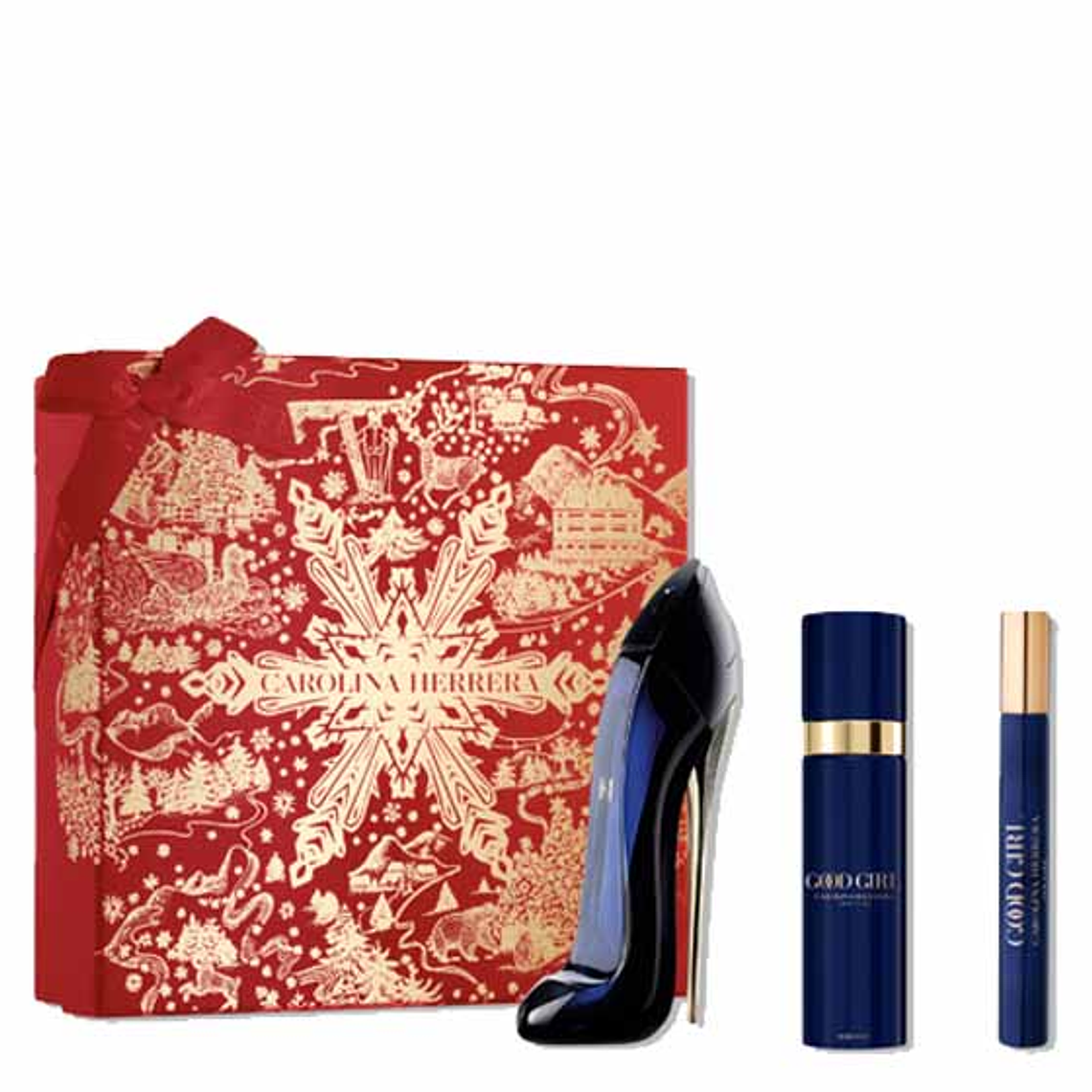 Estuche Carolina Herrera Good Girl EDP 80ml + Body Mist 100ml + Mini 10ml Mujer 1