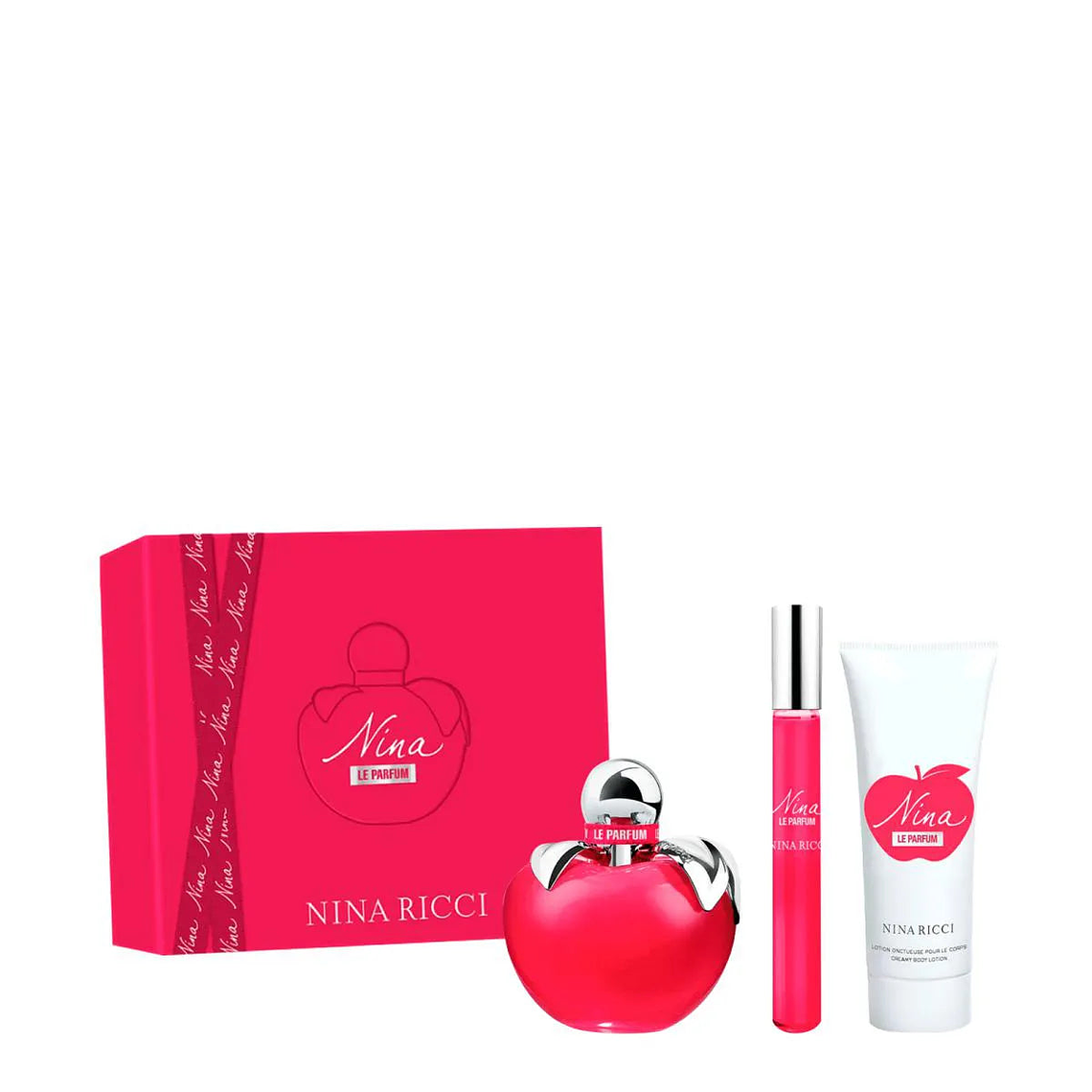 Estuche Nina Ricci Nina Le Parfum 80ml + 10ml + Body Lotion 75ml Mujer 1