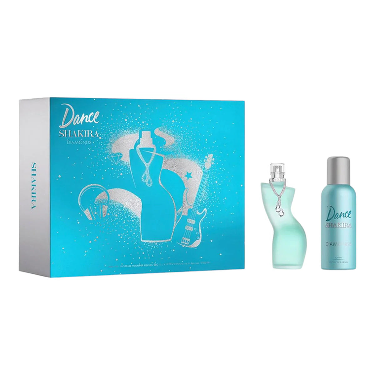 Estuche Shakira Dance Diamonds EDT 80 ml + DEO 150 ml Mujer 1
