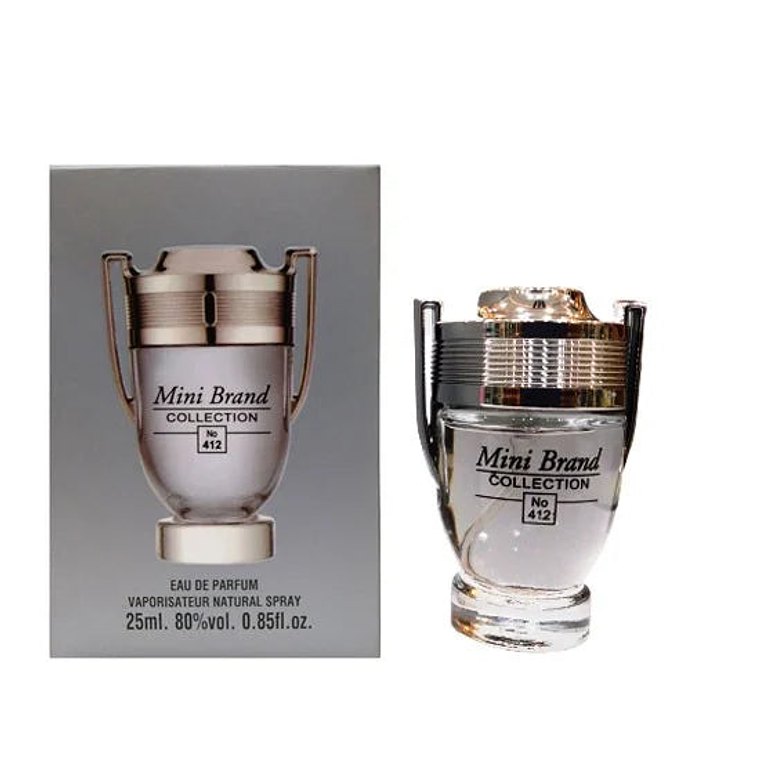 Mini Brand Collection No. 412 EDP 25ml (Paco Rabanne - Invictus) Hombre 1