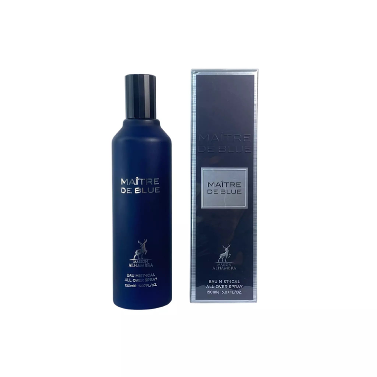 Body Spray Maison Alhambra Maitre De Blue All Over Perfume 150Ml Hombre - Edicion Limitada 1