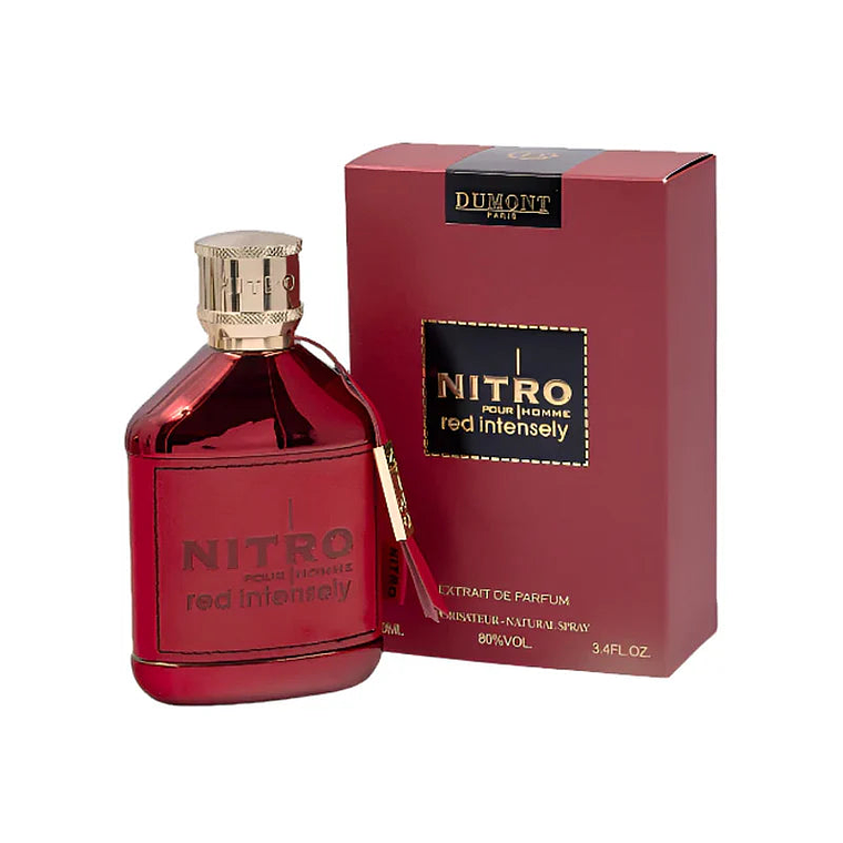 Perfume Dumont Nitro Red Intensely Edp 100Ml Hombre - Nuevo intensely 1