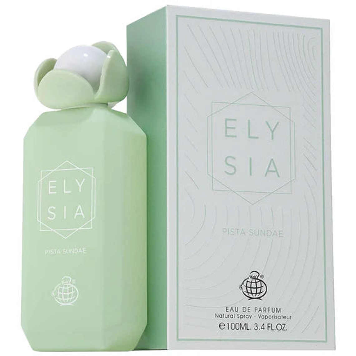 Perfume Fragrance World Elysia Pista Sundae Edp 100ML Mujer (Kayali Yum Pistachio Gelato) 1
