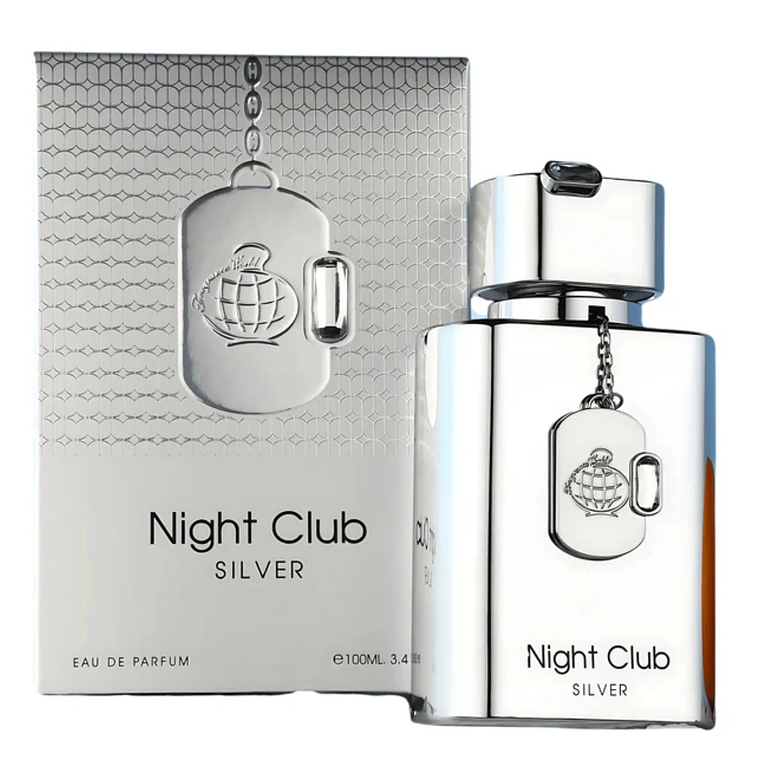 Perfume Fragrance World Night Club Silver Edp 100ML Hombre (Creed Silver Mountain Water) 1