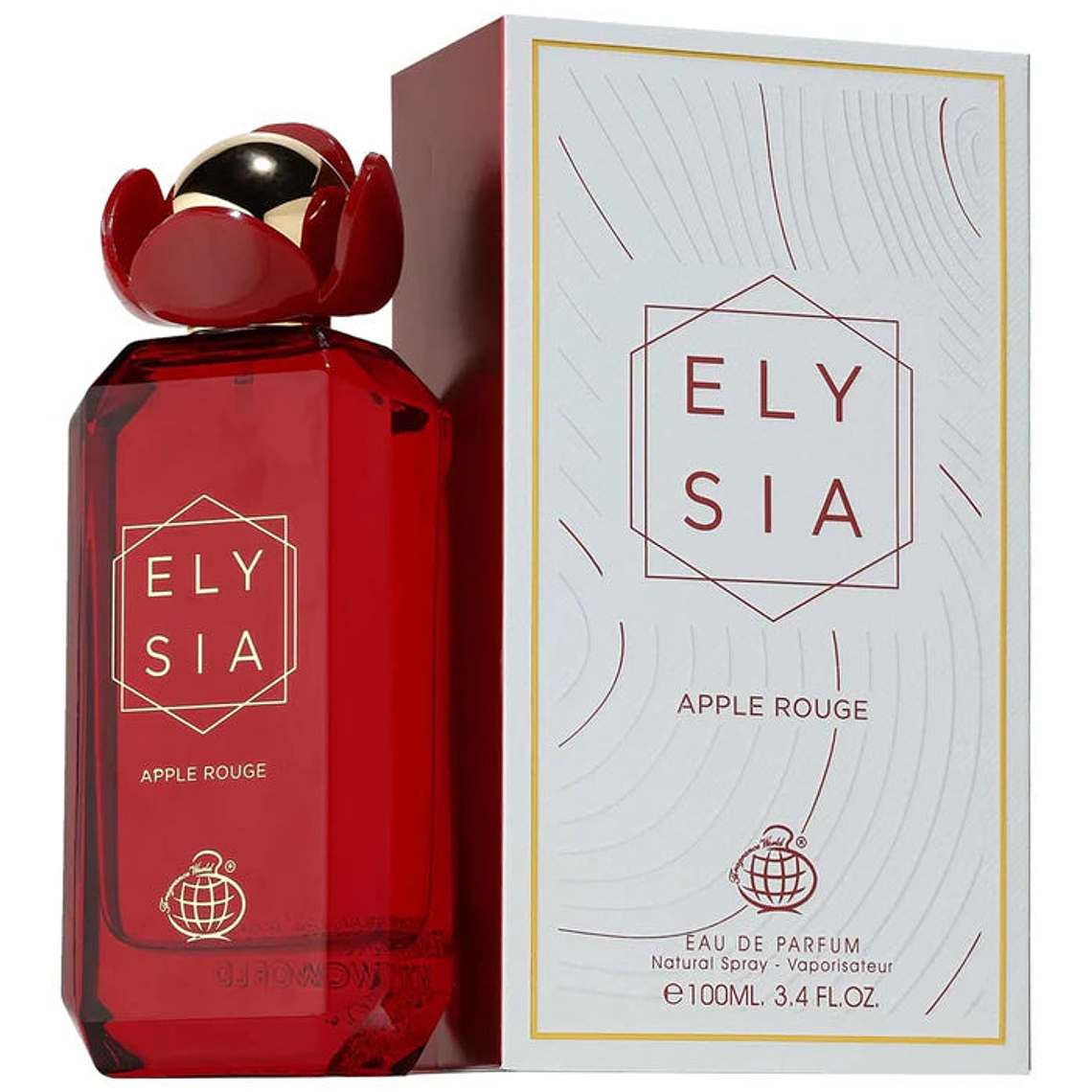 Perfume Fragrance World Elysia Apple Rouge Edp 100ML Mujer (Kayali Eden Juicy Apple) 1