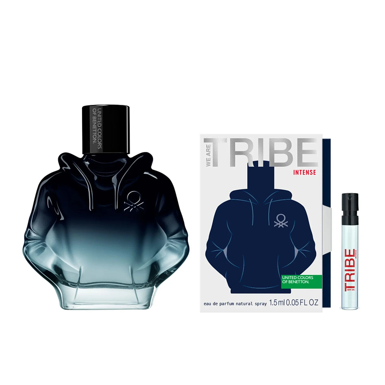 Perfume Benetton We are Tribe Intense EDP 90 ml + Muestra Hombre 1