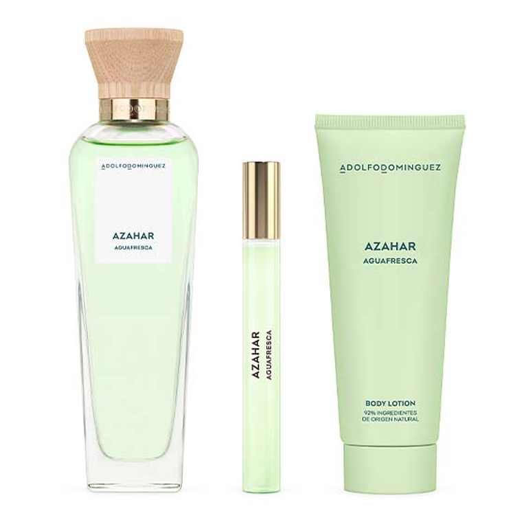 Estuche Adolfo Dominguez Agua Fresca Azahar Mujer EDT 120ml + 10ml + BL 75ml 1