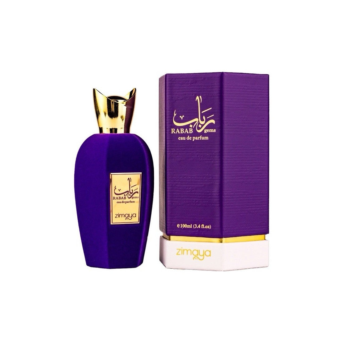 Perfume Afnan Zimaya Rabab Gems Edp 100ml Unisex (Purple) - Inspirado En Acccento Xerjoff 1