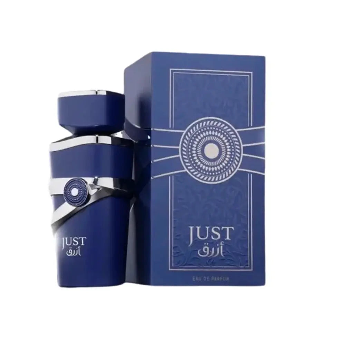 Perfume Fragrance World Just Azraq EDP 100ml Unisex (Azul) Hombre- Inspirado En Asad Zanzibar Lattafa 1