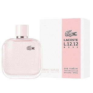 Perfume Lacoste L.12.12 Rose Eau Fraiche Edt 100ML Mujer