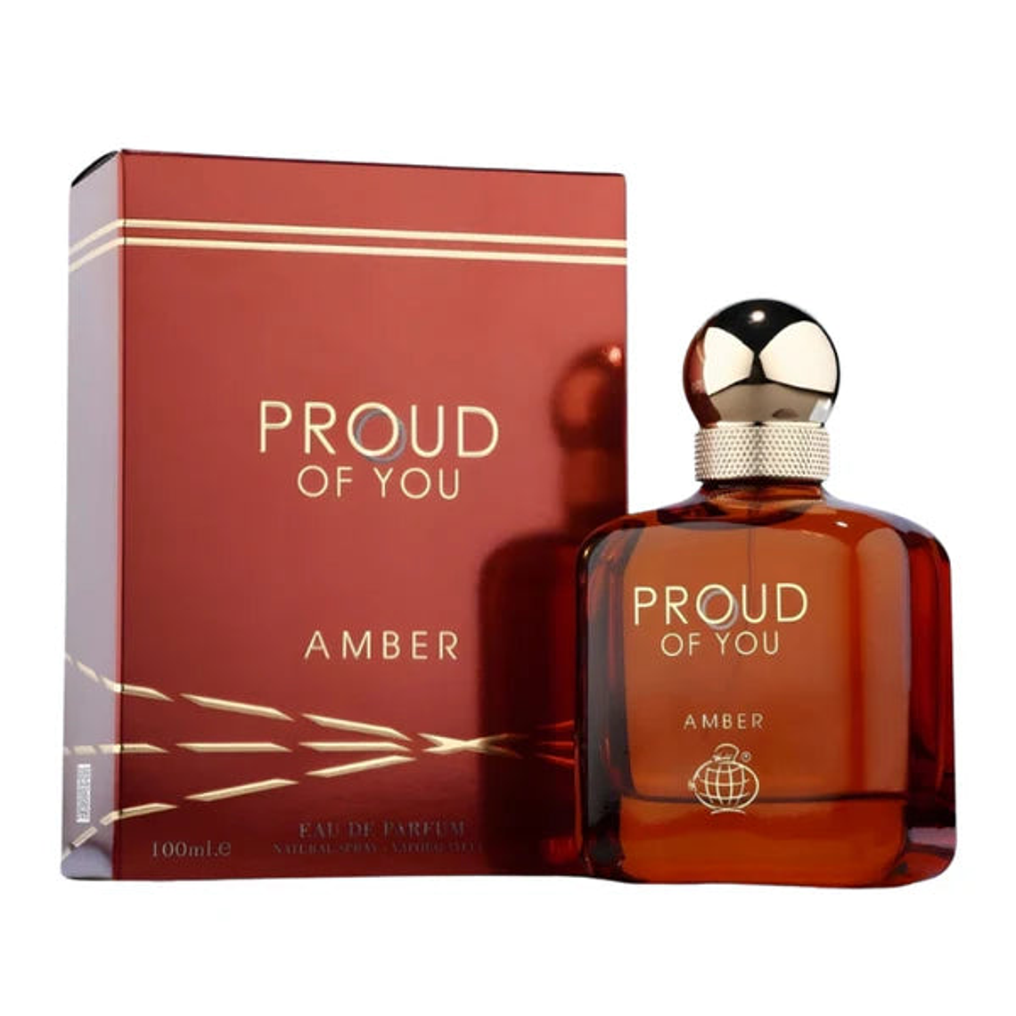 Perfume Fragrance World Proud Of You Amber Edp 100Ml Unisex - Inspirado En Armani Stronger With You Amber 1