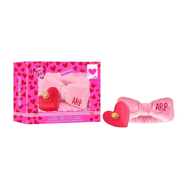 Estuche Agatha Ruiz De La Prada Love Love Love Edt 50Ml Mujer + Headband 1