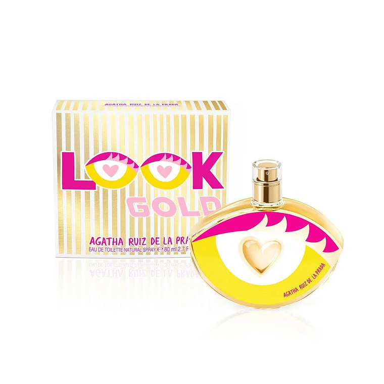 Perfume Agatha Ruiz De La Prada Look Gold Edt 80 Ml + Muestra 1
