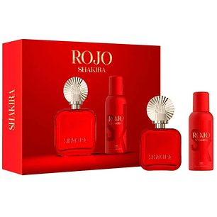 Estuche Shakira Rojo Edp 80 Ml + Deo 150 Ml Mujer