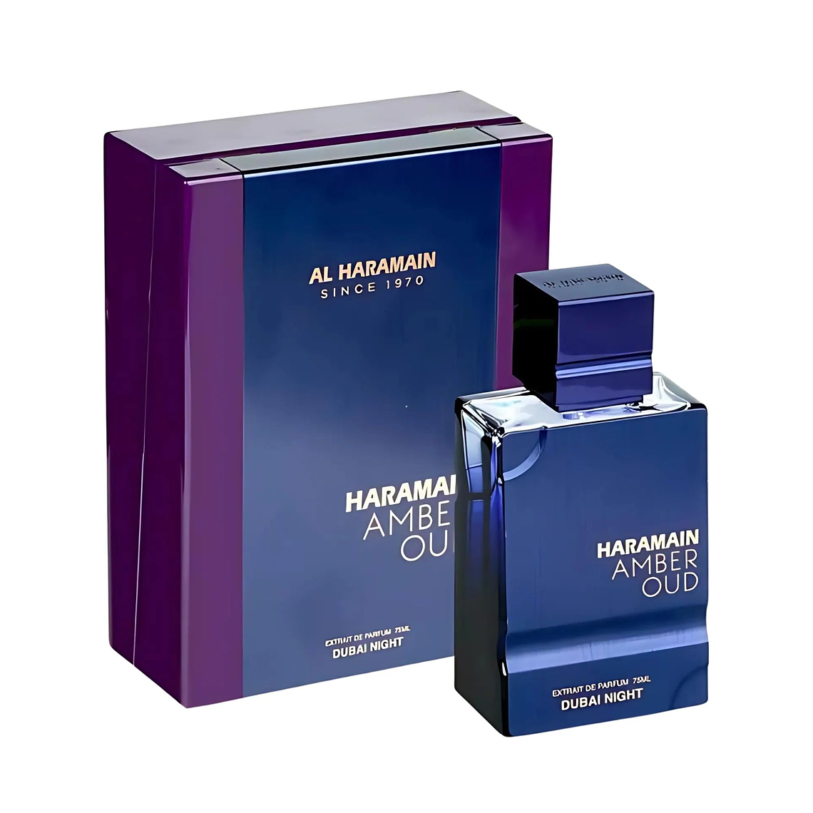 Perfume Al Haramain Amber Oud Dubai Night Extrait de Parfum 75 ml Unisex (Inspirado En Arabian Tonka) 1